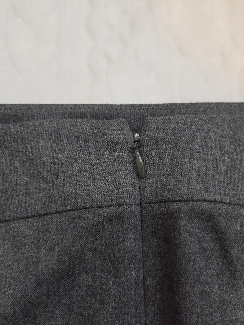 Nwt Talbots Gray Wool Pencil Skirt With Button Detail Workwear Officesiren | 14 - Picture 4 of 8